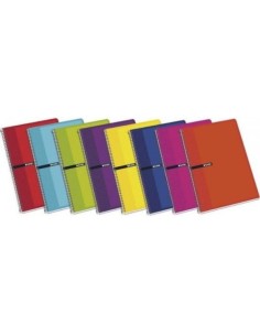 PAQ 5 cuaderno espiral fº 100h 70g cuad4x4 tapa extradura